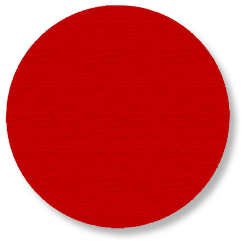 5.7" RED Solid DOT - Pack of 50