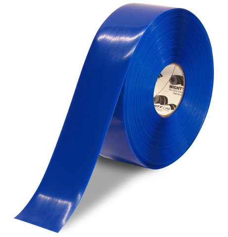 3 Inch Blue 5S Floor Tape - Mighty Line - 100 Foot Roll