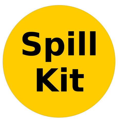 Spill Kit Available Here Sign - 1 Sign