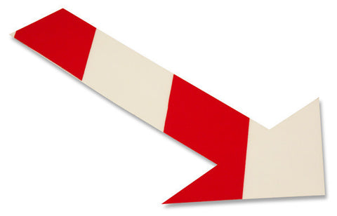 Heavy Duty Mighty Line White Arrow With Red Chevrons - Pack of 50