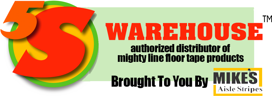 5S Warehouse, Mighty Line Floor Tape, Signs & Floor Marking Products