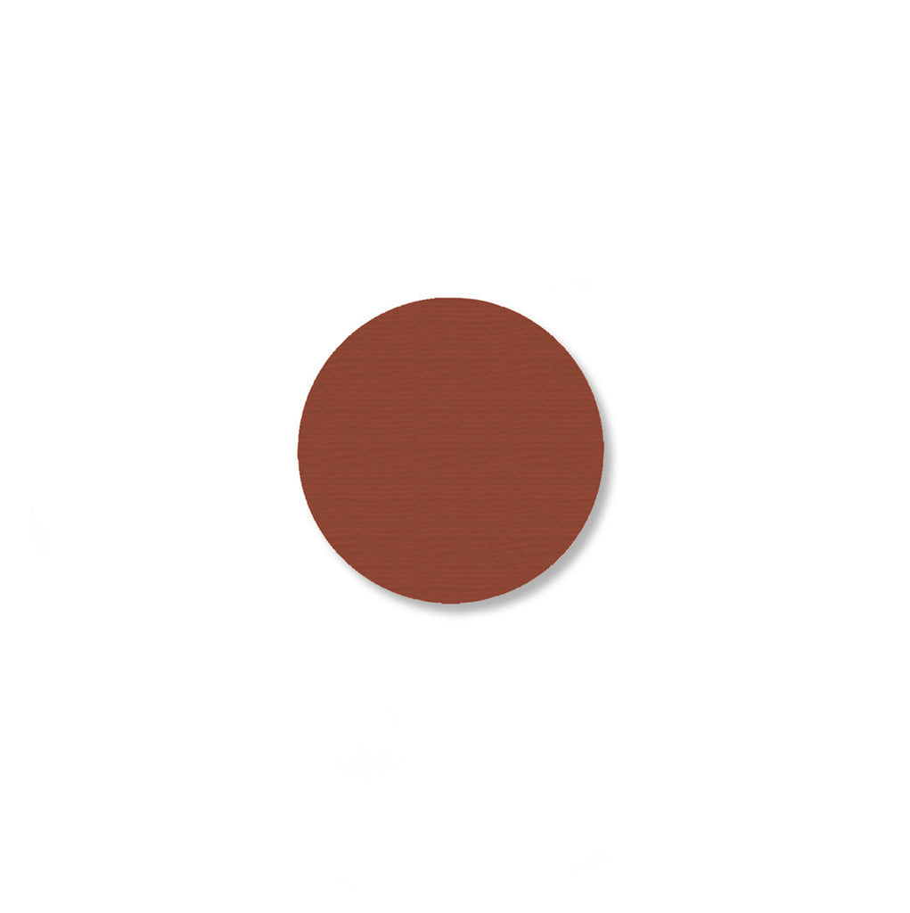 1 inch Brown 50 mil thick brown Dot