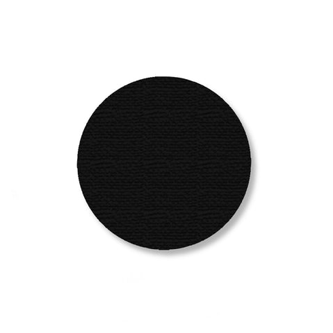 2.7" BLACK Solid DOT - Pack of 100