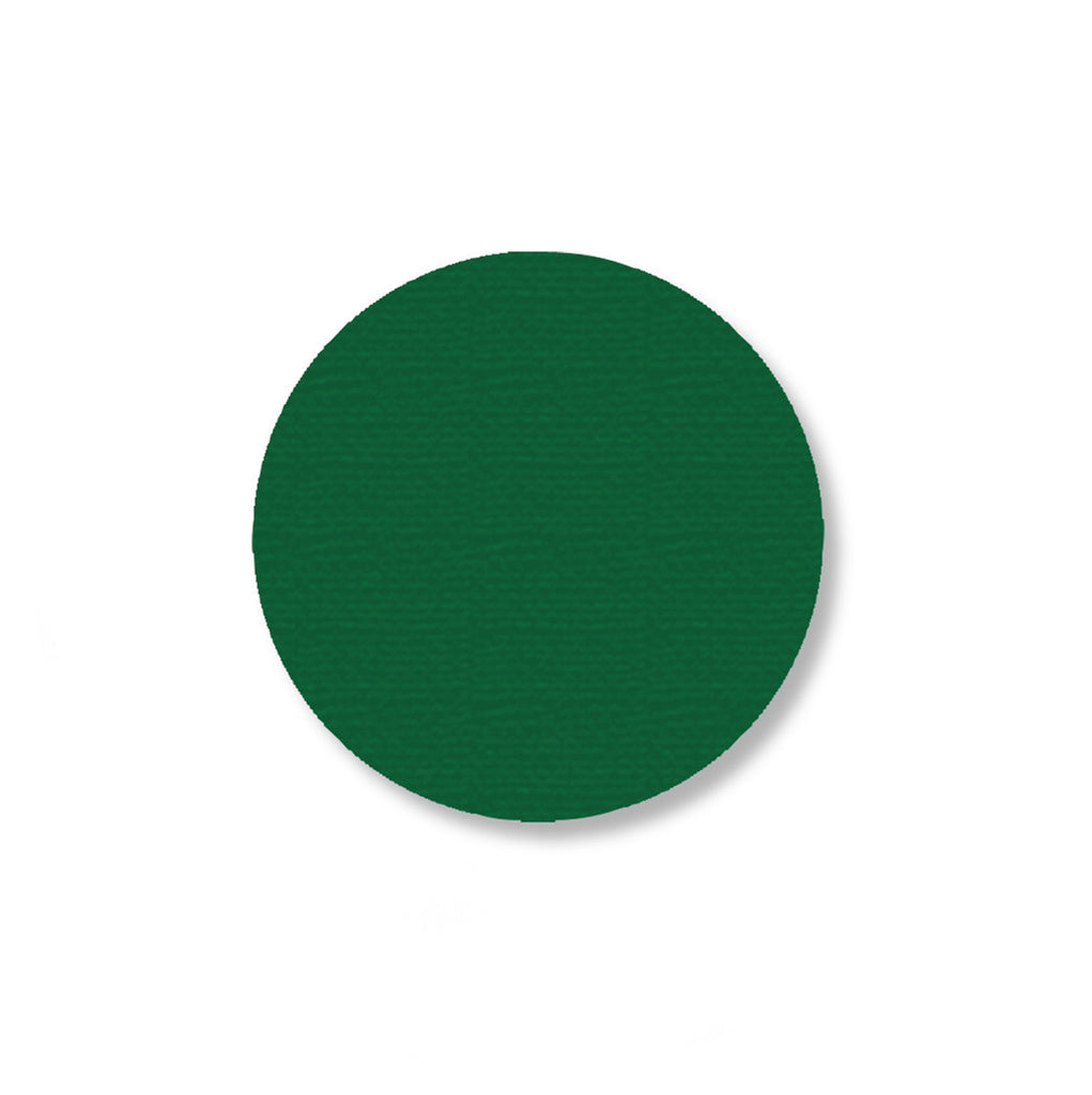 2.7" GREEN Solid DOT - Pack of 100