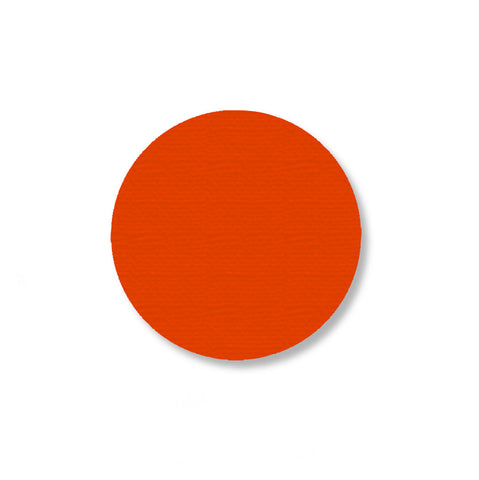 2.7" ORANGE Solid DOT - Pack of 100