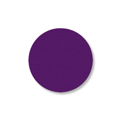 2.7" PURPLE Solid DOT - Pack of 100