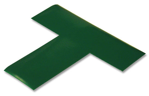 2" Wide Solid GREEN T - Pack of 25