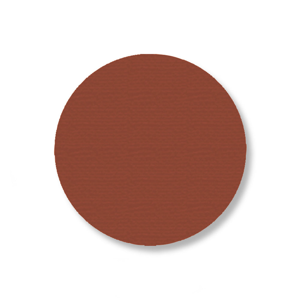 3.5" BROWN Solid DOT- Stand. Size - Pack of 100