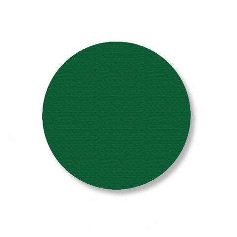 3.5" GREEN Solid DOT - Stand. Size - Pack of 100