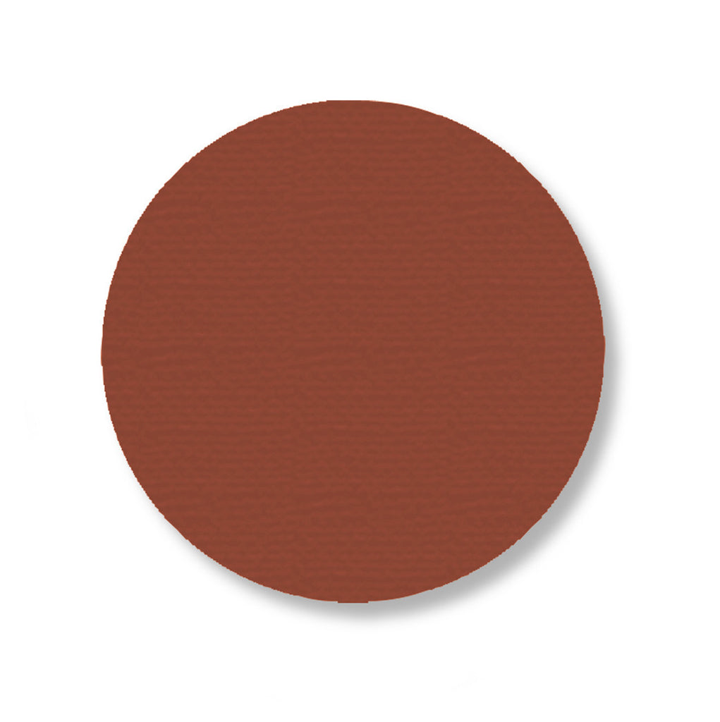 3.75" BROWN Solid DOT - Pack of 100