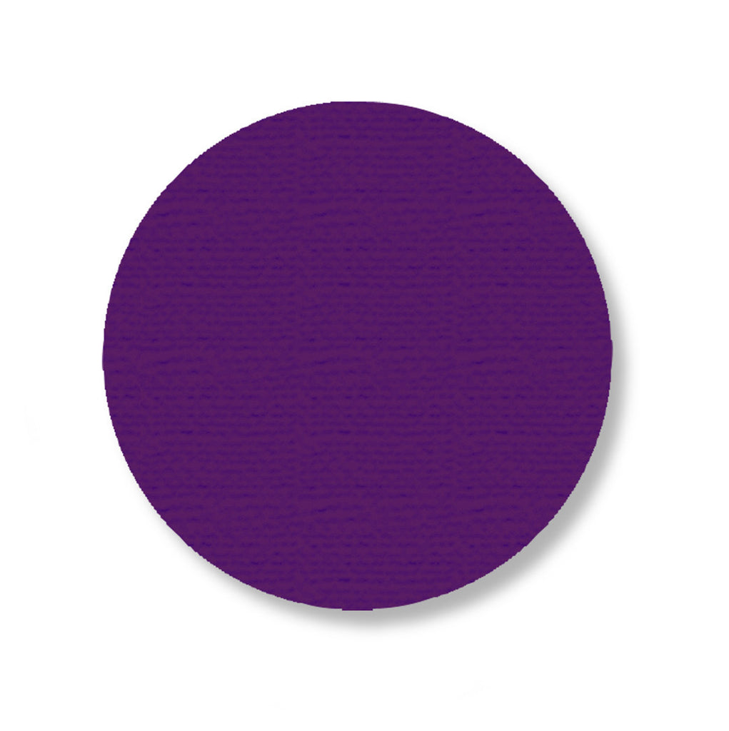 3.75" PURPLE Solid DOT - Pack of 100
