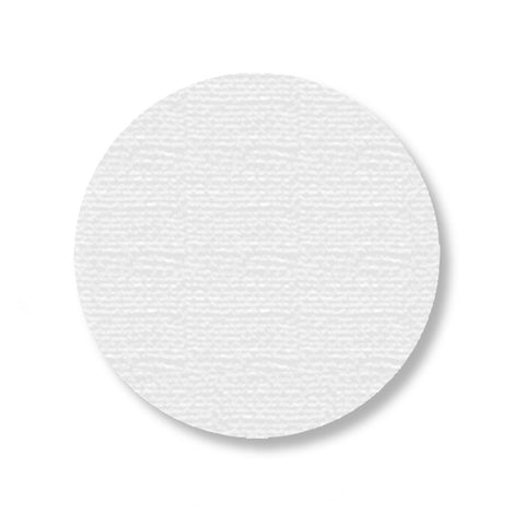 3.75" WHITE Solid DOT - Pack of 100