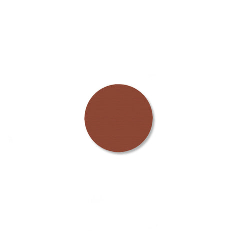 3/4" BROWN Solid DOT - Pack of 200