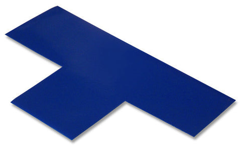 3" Wide Solid BLUE T - Pack of 25