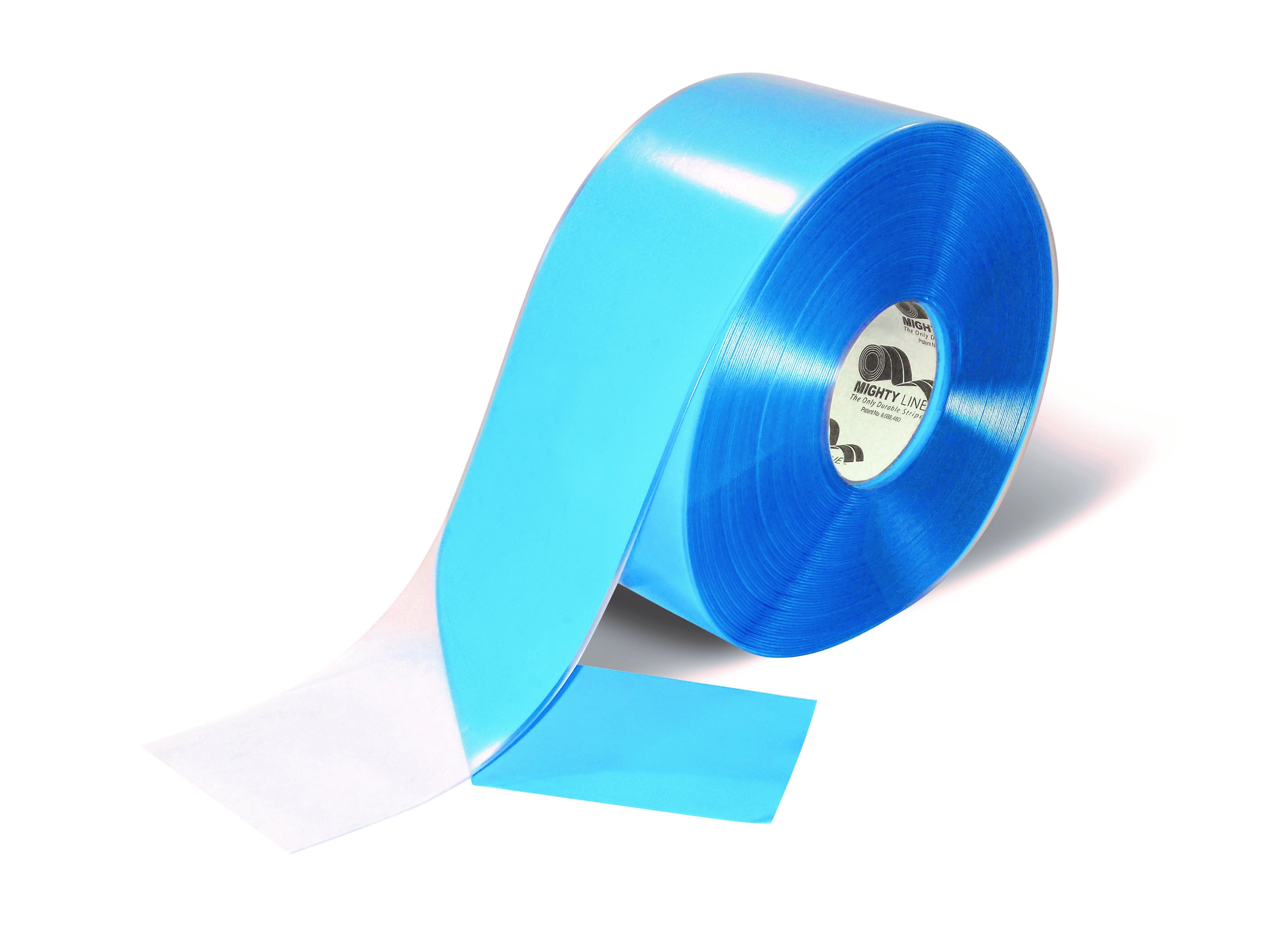 Mighty Line 4FC 4 Clear Safety Floor Tape - 100' Roll