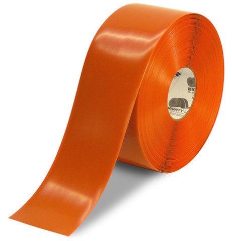 4 Inch Orange 5S Floor Tape - Mighty Line - 100 Foot Roll