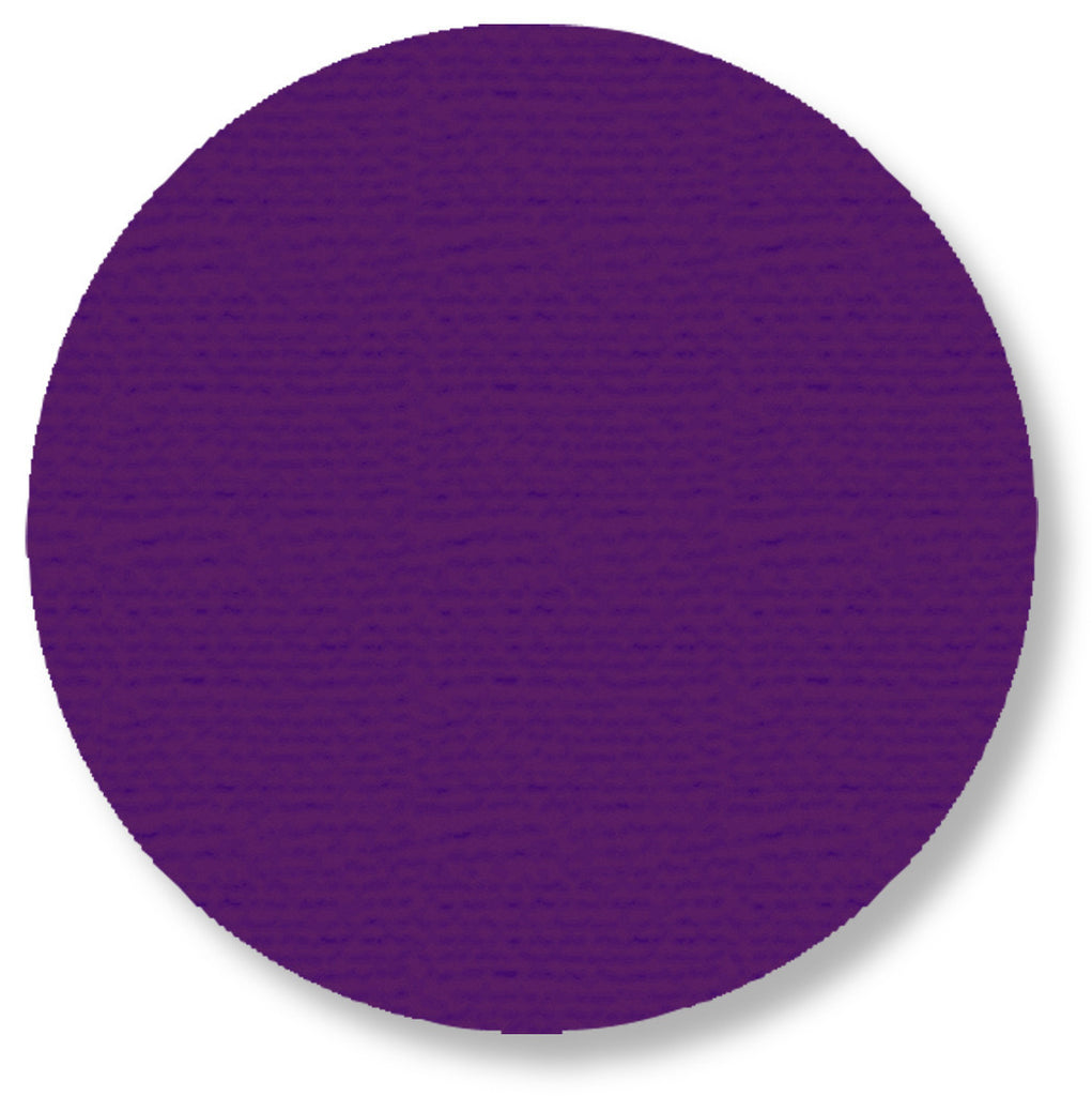 5.7" PURPLE Solid DOT - Pack of 50