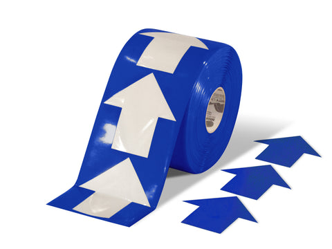 5.5" Wide Solid Blue Arrow Roll 200 Arrows