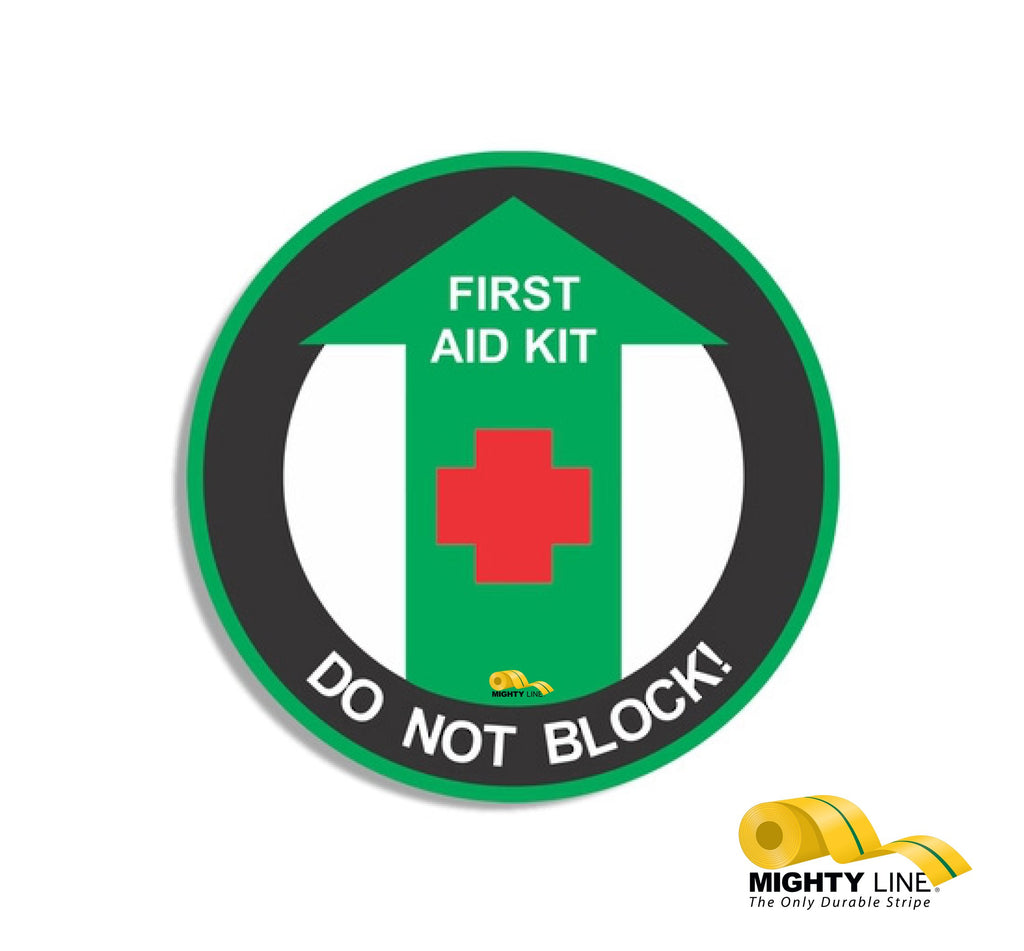First Aid Kit Do Not Block 24"
