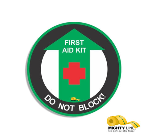 First Aid Kit Do Not Block 24"