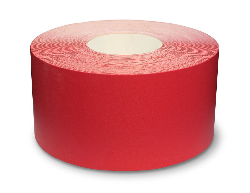 4" Red Ultra Durable 5s Floor Tape x 100 Feet - 971-R4 (Better)