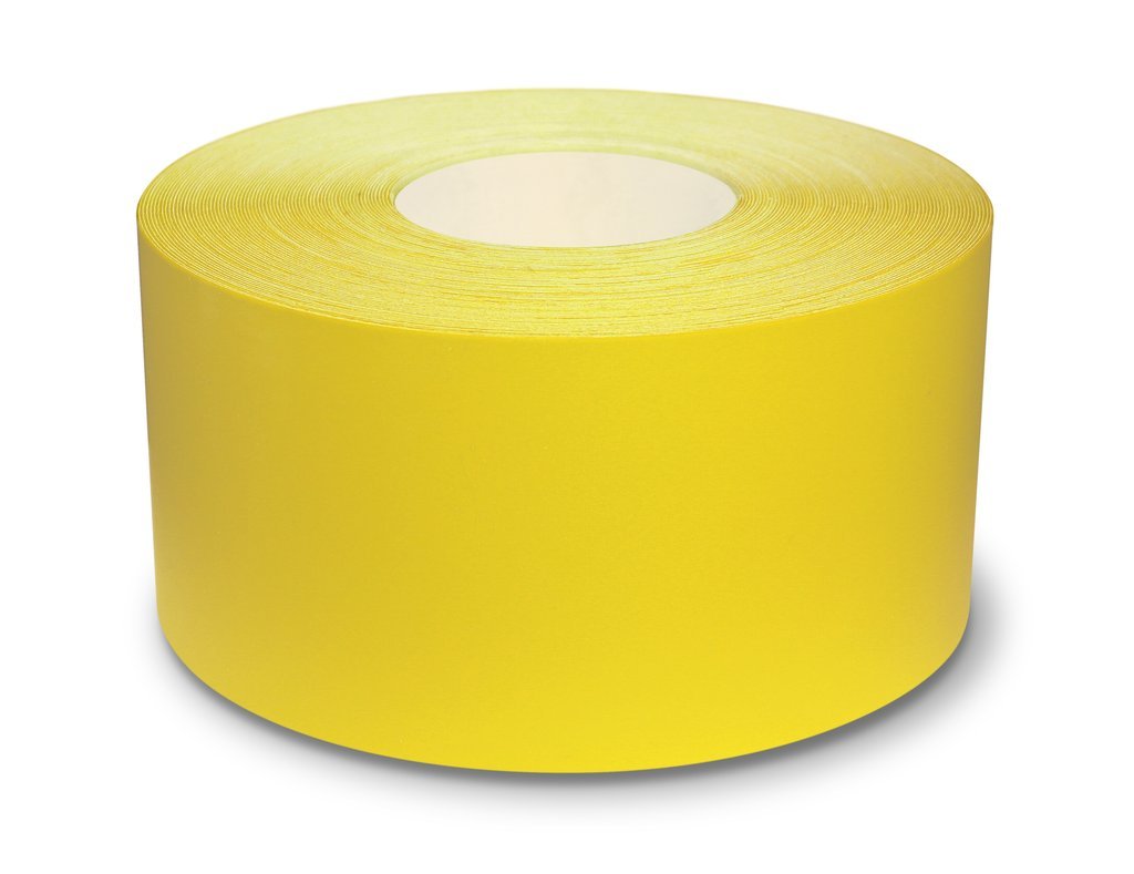 4" Yellow Ultra Durable 5s Floor Tape x 100 Feet - 971-Y4 (Better)