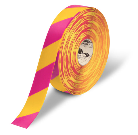 2" Yellow Tape with Magenta Chevrons - 5s Warehouse