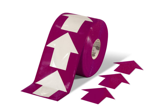 5.5" Wide Solid Purple Arrow Roll 200 Arrows