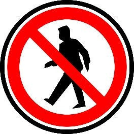 No Pedestrians