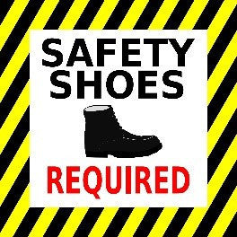 Safety Shoes Required
