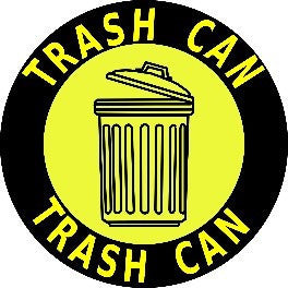 Trash Can - Yellow