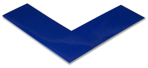 2" Wide Solid BLUE 5s Floor Marking Angle - Pack of 25