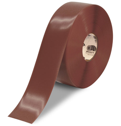 3 Inch Brown 5S Floor Tape - Mighty Line - 100 Foot Roll