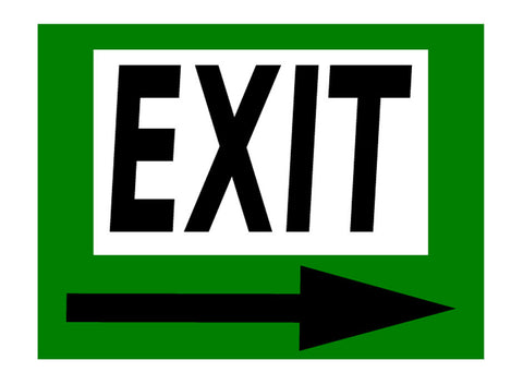 Mighty Line EXIT Sign - 1 Sign