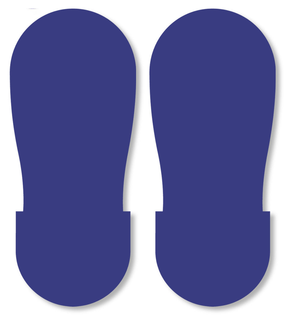 BLUE BIG Footprint - Pack of 50