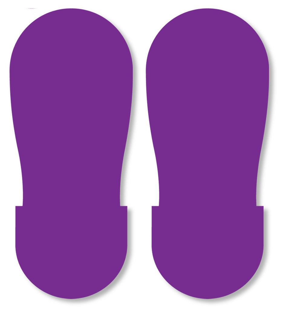PURPLE BIG Footprint - Pack of 50