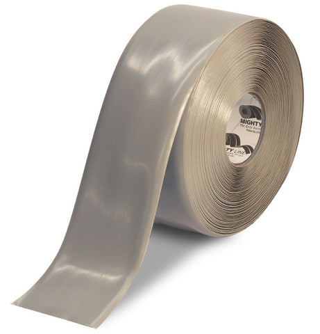 4 Inch Gray 5S Floor Tape - Mighty Line - 100'  Roll