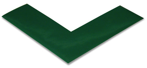 2" GREEN 5s Floor Marking Tape Corner - Pack of 25