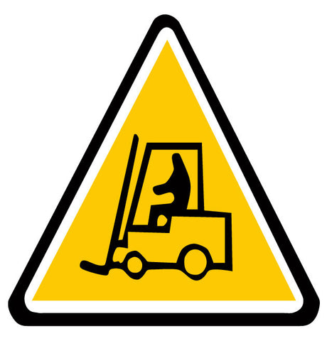 Caution Tow Motor Ahead Sign - 1 Sign